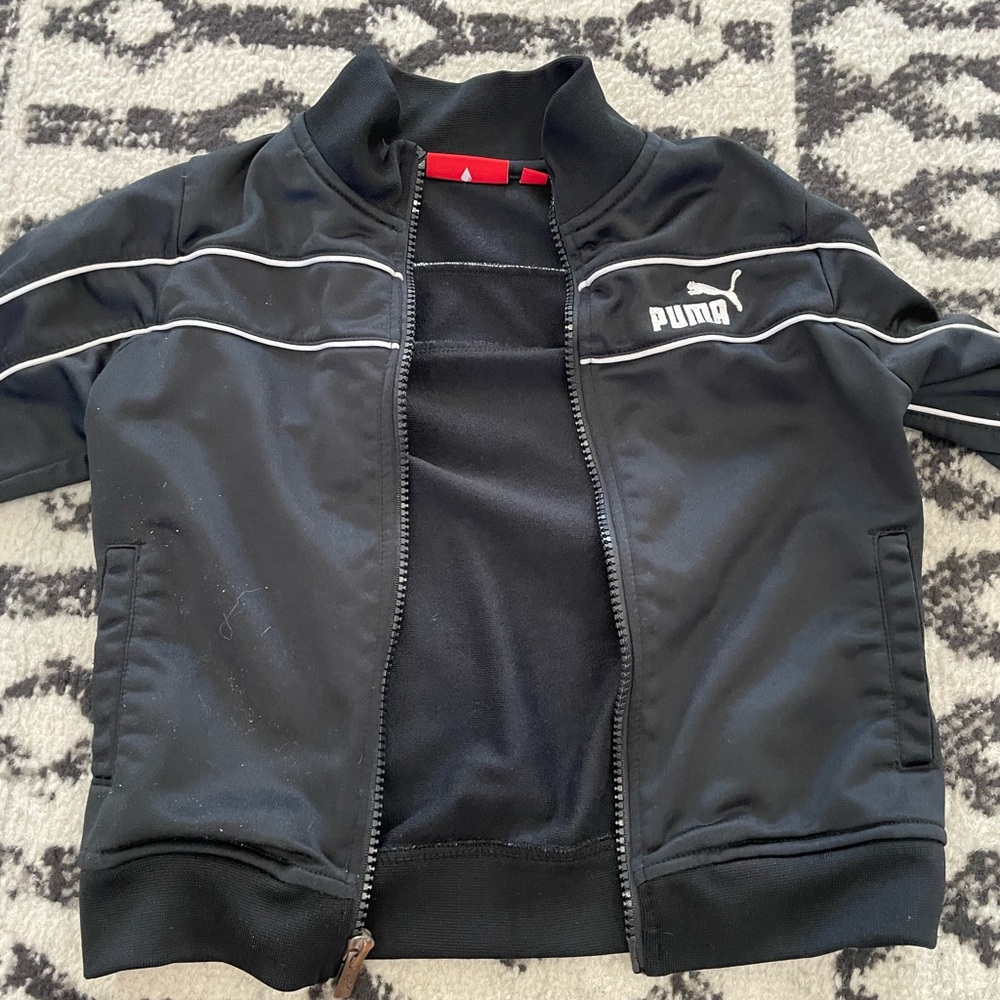 Puma Kids Black Jacket
